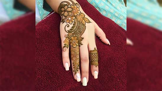 Full Finger Mehndi Design