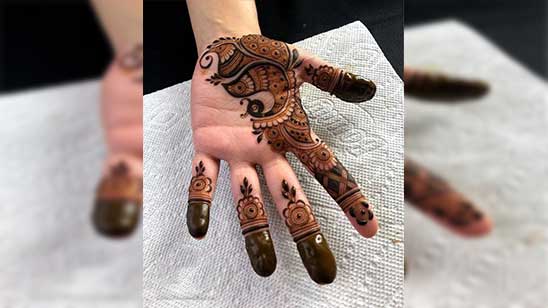 Full Hand Arabic Mehndi Design