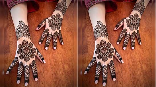 Full Hand Pakistani Bridal Mehndi Design