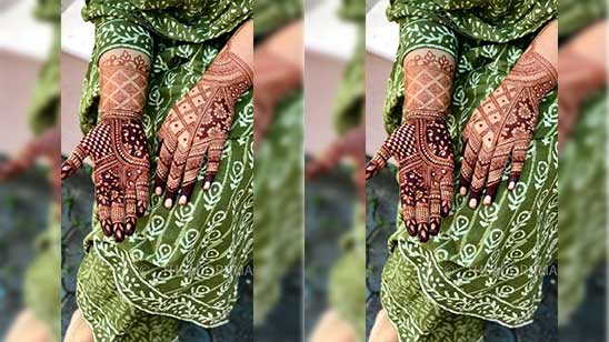 Gents Mehndi Design for Marriage