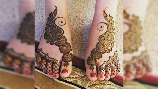 Henna Designs for Feet Arabic
