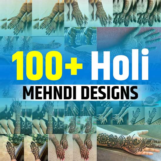Holi Mehndi Design Image