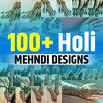 Holi Mehndi Design Images