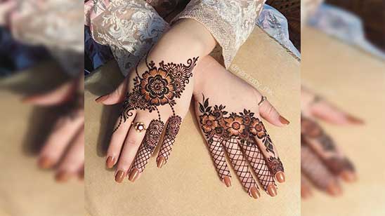 diwali mehndi designs for frant hands ✋✋ • ShareChat Photos and Videos