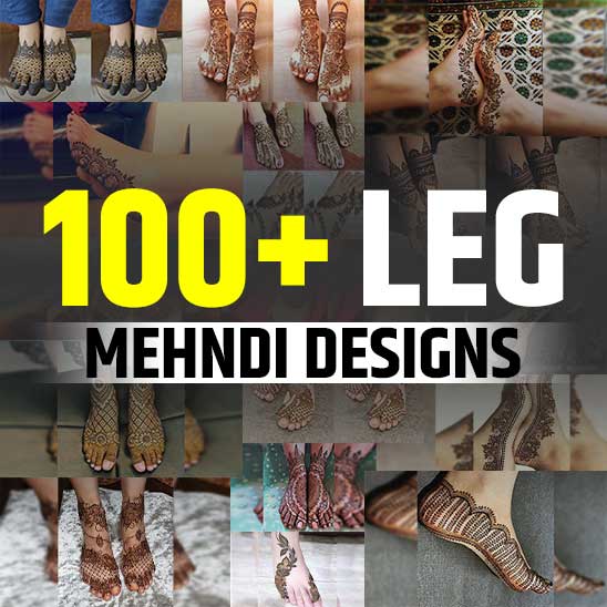 Leg Mehndi Design Image