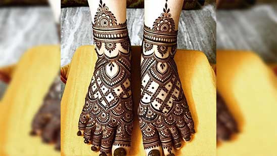 Mehndi Design Dulhan Foot