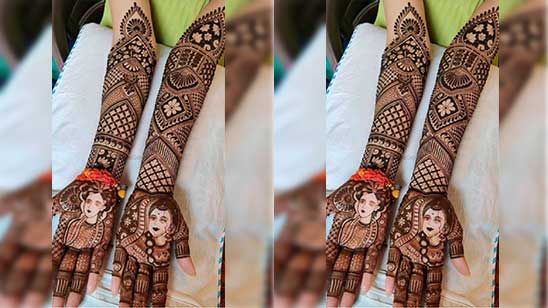 Mehndi Designs for Gents in Marriage