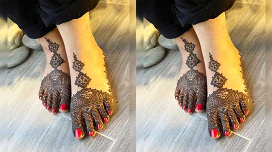Mehndi Designs for Legs