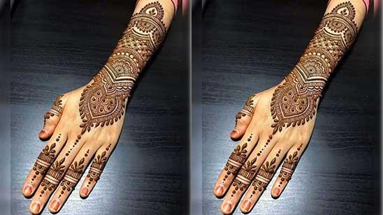 Pakistani Back Hand Mehndi Designs
