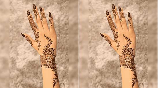 Pakistani Hand Mehndi Design