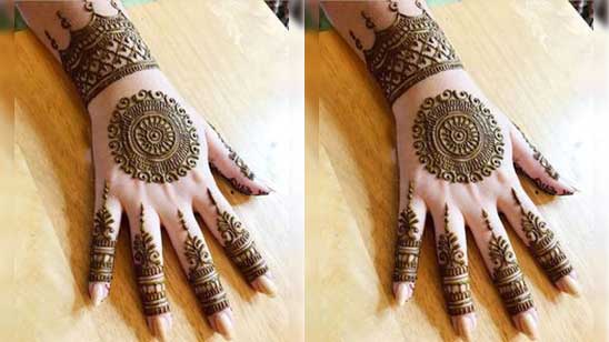 Pakistani Mehndi Designs for Front Hand