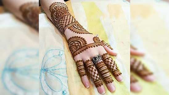 Pakistani Mehndi Designs for Hands Simple