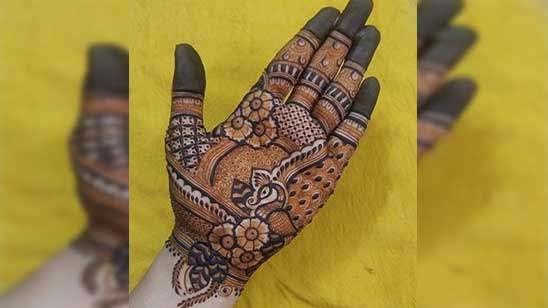 Simple Front Hand Mehndi Designs for Beginners