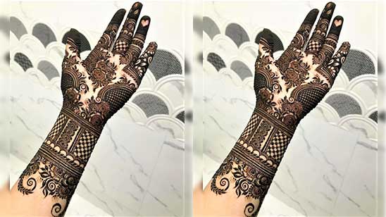 Simple Khafif Mehndi Designs for Hands