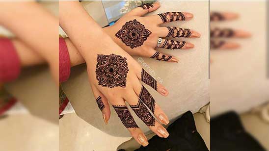 Simple and Stylish Finger Mehndi Designs