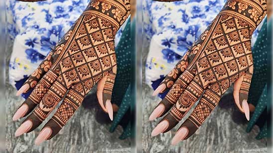 Stylish Back Hand Mehndi Design Easy