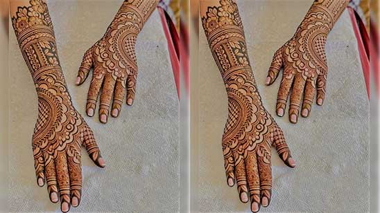 Stylish Back Hand Mehndi