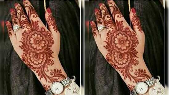 Arabic Flower Mehndi Designs for Hands