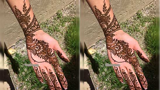 Arabic Mehndi Designs for Back Hands