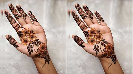 Arabic Mehndi Designs for Front Hands