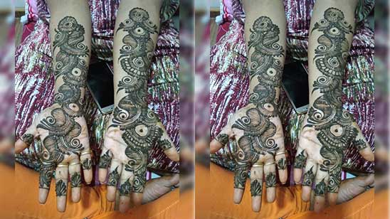 Bel mehndi designs for back hands | mahdi ka dizain simple back hand :  r/Indianmehndidesigns