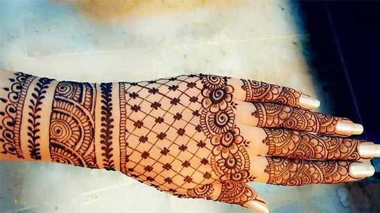 Bridal Mehndi Designs for Full Hands for Marriage