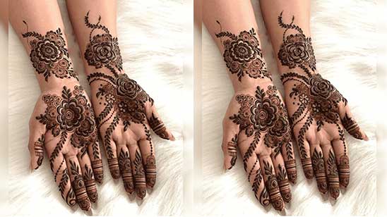 Bridal Mehndi Designs for Hands for Marriage