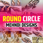 Circle Mehndi Design Image