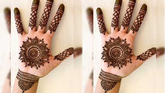 Excellent Style Circle Arabic Mehndi Designs For Hands - Arabic Eid Mendi  Designs - Eid Mehndi - Crayon