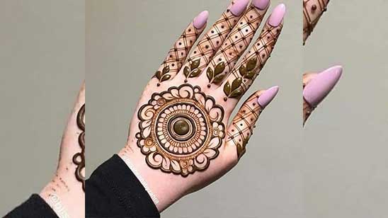 Top 136+ circular mehndi designs for hands latest