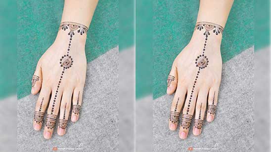 Easy Mehndi Designs for Kids Step by Step