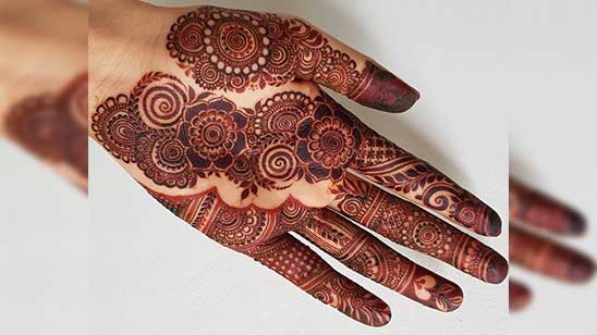 Palm Mehndi Designs for Hands Simple
