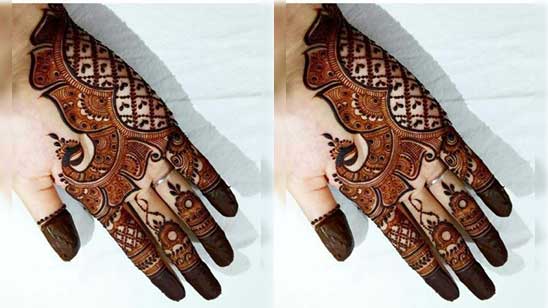 Simple Mehndi Designs for Palm Step by Step