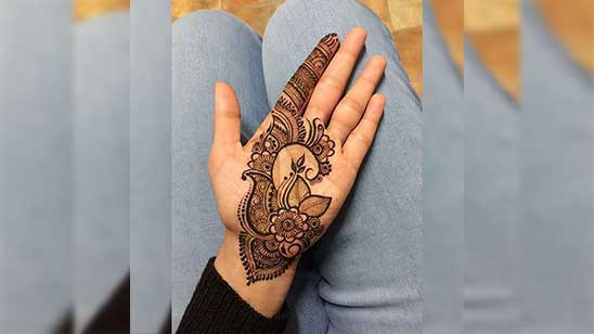 Small Mehndi Designs for Palm