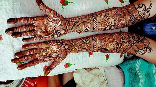 Wedding Dulhan Mehndi Design