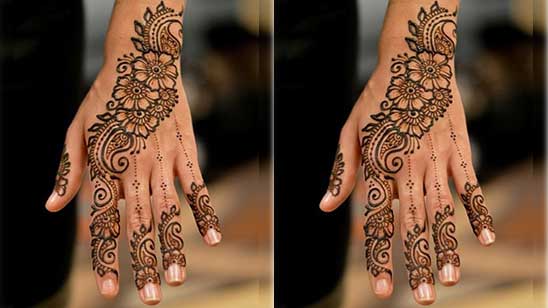 Hand Mehndi Design for Raksha Bandhan