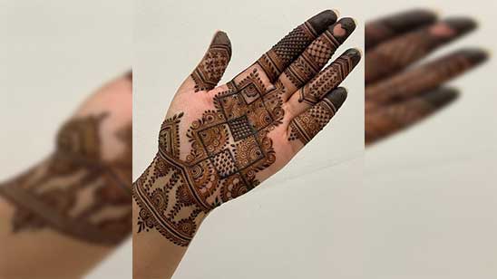 Art Mehndi Henna Hand Patterns