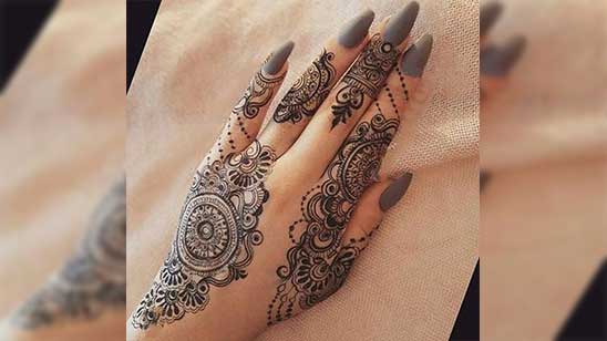 Ladies Hand Mehndi Design