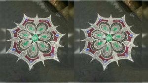 New Rangoli Designs with Dots | Kolam Images - TailoringinHindi