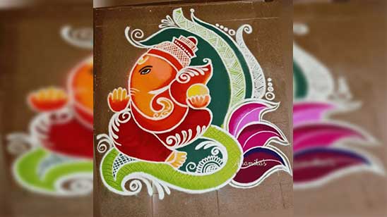 Attractive Rangoli Kolam Designs