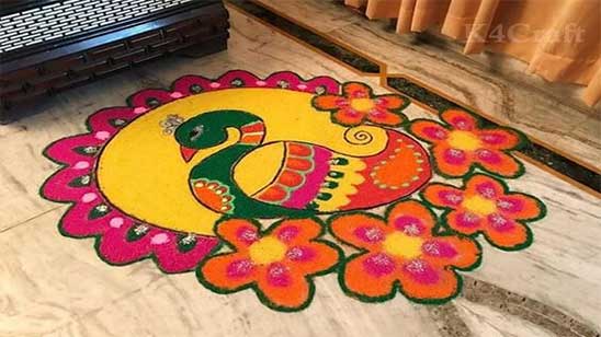 Beautiful Designs of Rangoli for Diwali