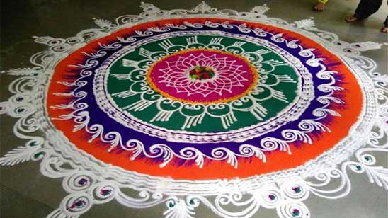 Beautiful Designs of Rangoli for Diwali