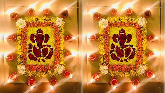 Big Rangoli Designs for Diwali