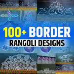 100+ Latest Border Rangoli Designs 2026 Images - TailoringinHindi