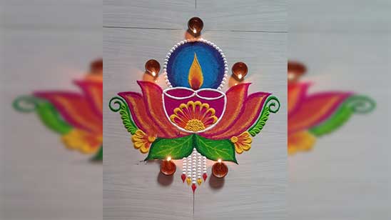Border Rangoli Designs for Diwali