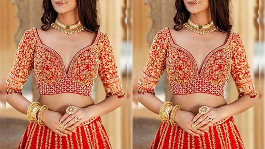 Bridal Blouse Designs for Silk Saree
