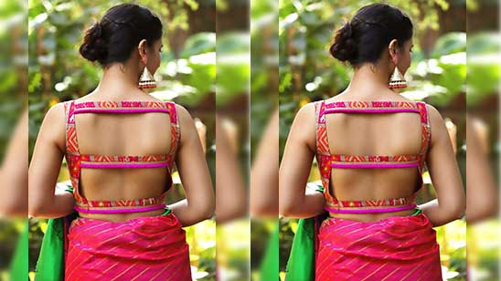 Bridal Red Saree With Green Blouse