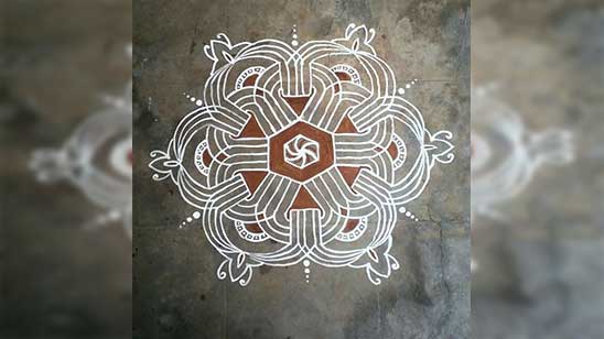 Daily Rangoli Designs with Dots