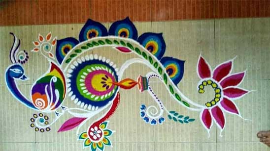 Diwali Rangoli Drawing