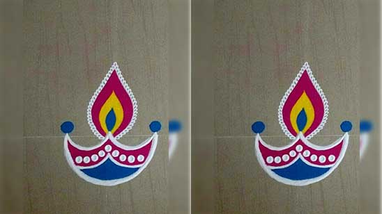 Easy Rangoli Designs for Dhanteras